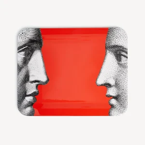 Fornasetti Vassoio Profili^ Vassoi E Pliants Decorativi