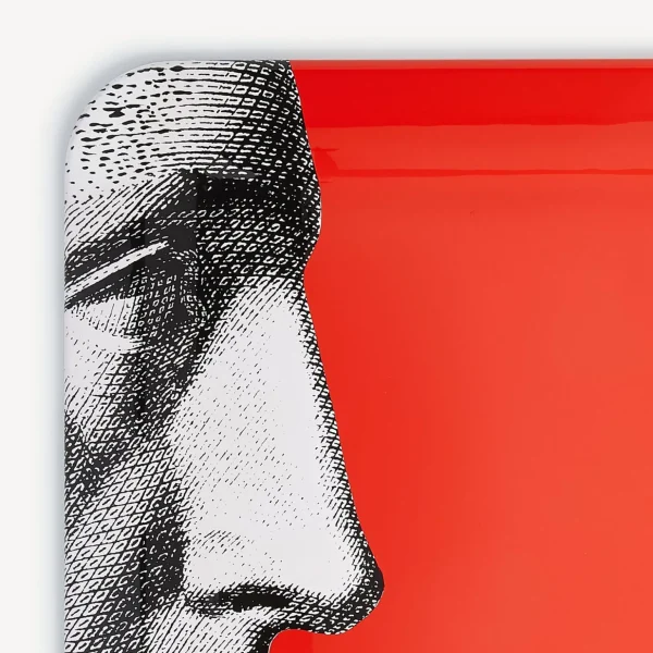 Fornasetti Vassoio Profili^ Vassoi E Pliants Decorativi