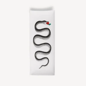 Fornasetti Vassoio Rettangolare Serpente^ Vassoi Decorativi