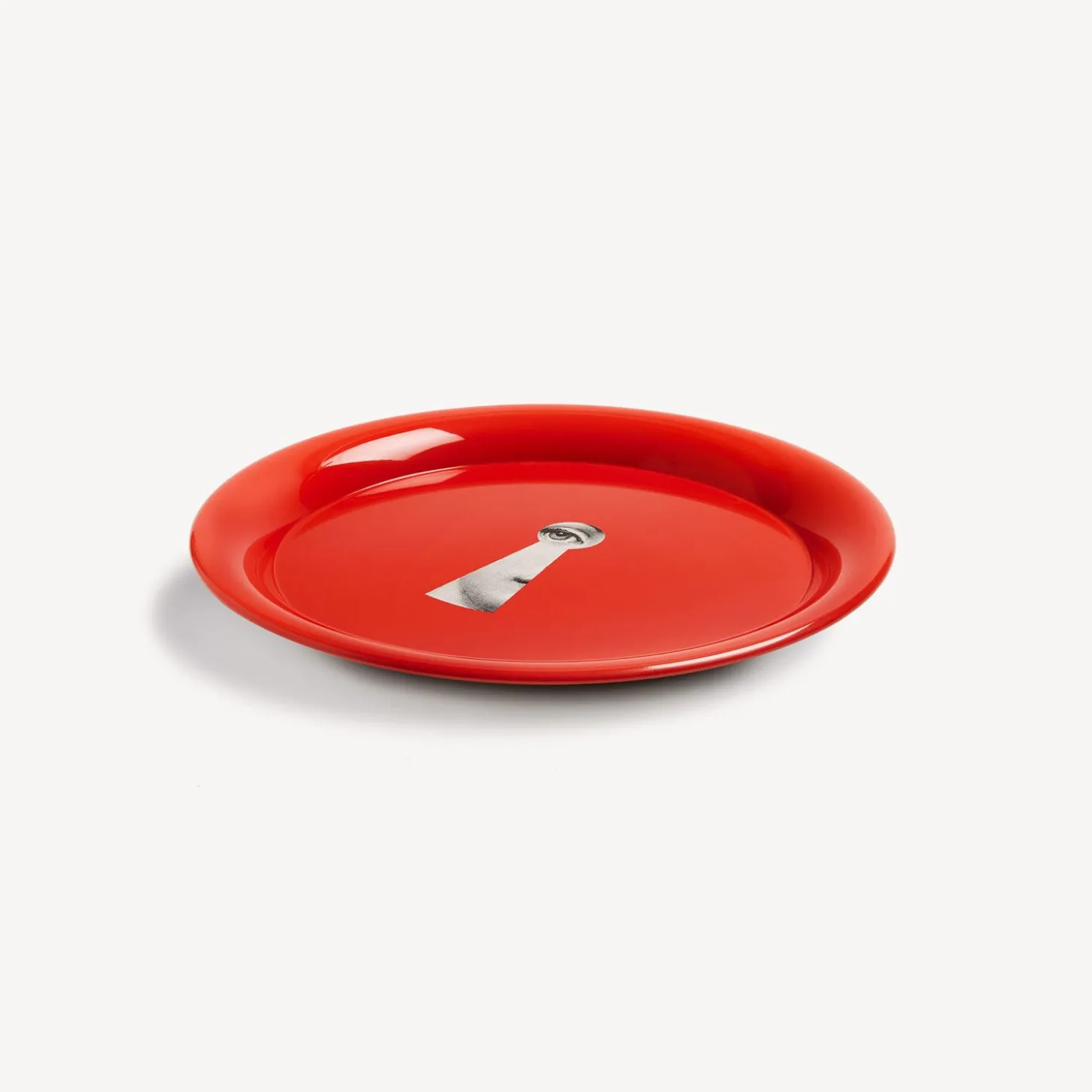 vassoio_serratura_rosso_0.webp Fornasetti Vassoio Serratura Rosso^ Vassoi E Pliants Decorativi