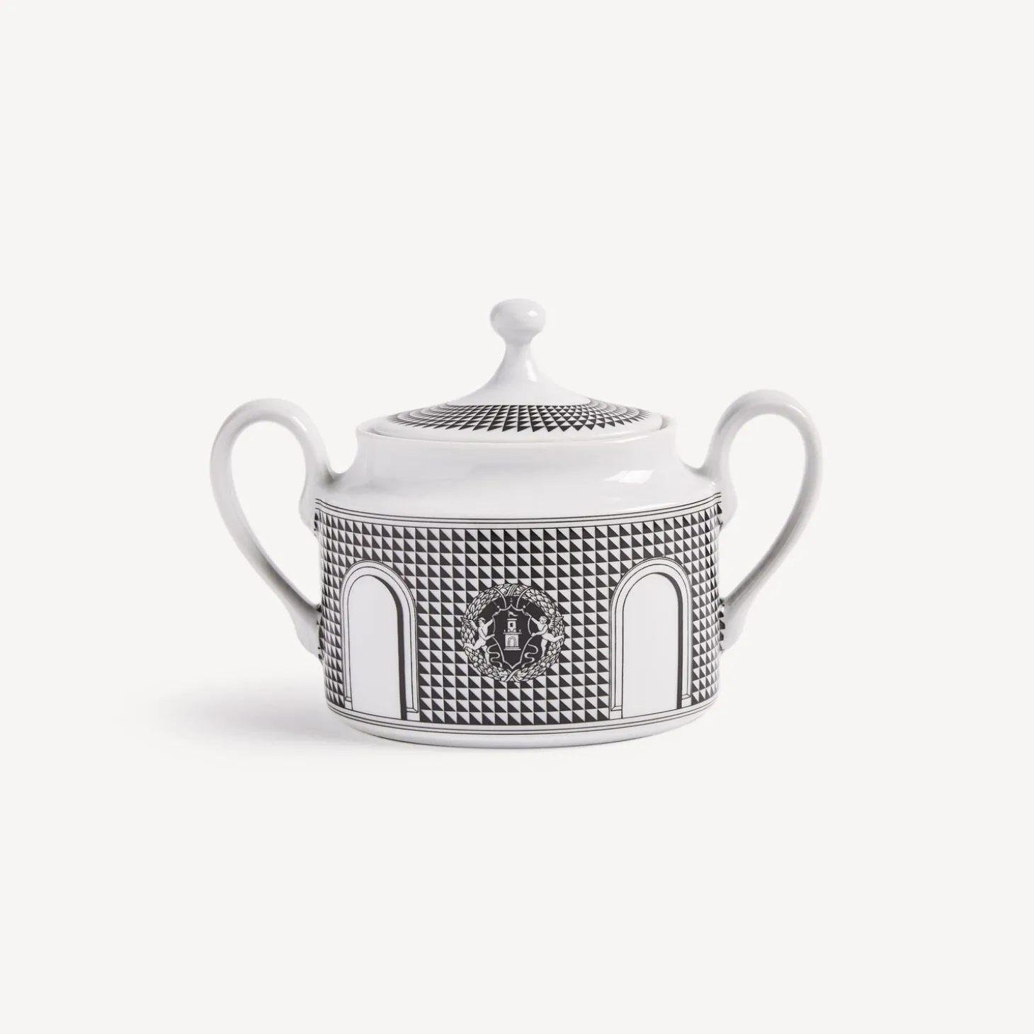 zuccheriera_facciata_quat_0.webp Fornasetti Zuccheriera Facciata Quattrocentesca^ Set Da Te E Caffe