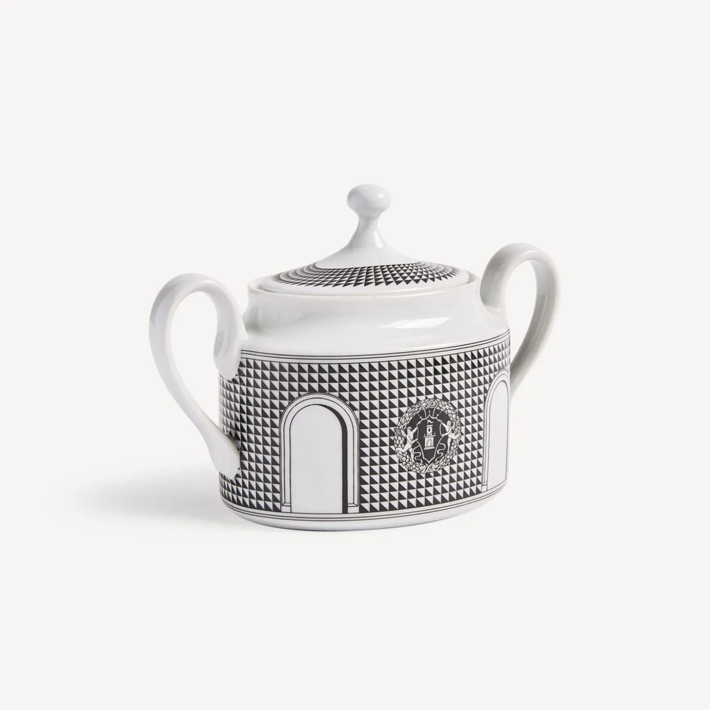 zuccheriera_facciata_quat_1.webp Fornasetti Zuccheriera Facciata Quattrocentesca^ Set Da Te E Caffe